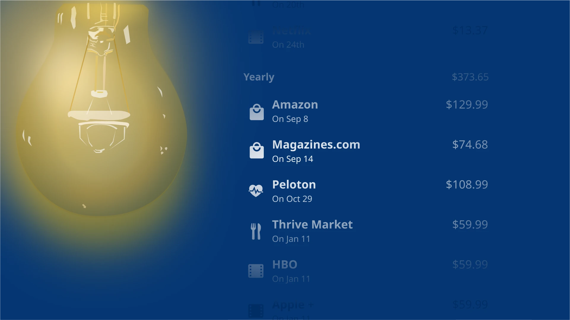 Horizon subscription management app